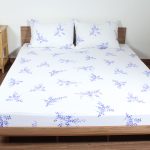 ملحفه نیم ست دو نفره سه تکه عرض 180 بروجرد طرح موناکو1 رنگ 04