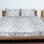 ملحفه نیم ست دو نفره سه تکه عرض 180 بروجرد طرح هیوان 1 رنگ 02