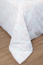 کاور تمام ست زیپ خور یک نفره سه تکه 90 بروجرد طرح خطی 1 رنگ 01 - Image 6