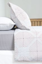 کاور تمام ست زیپ خور یک نفره سه تکه 90 بروجرد طرح خطی 1 رنگ 01 - Image 4