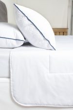 لحاف تک بزرگسال دو نفره 180 بروجرد ساده رنگ سفید 084801 - Image 4