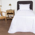 لحاف تک بزرگسال یک نفره 90 بروجرد ساده رنگ سفید 084801