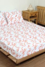 ملحفه نیم ست دو نفره سه تکه عرض 180 بروجرد طرح والوتا رنگ 04 - Image 3