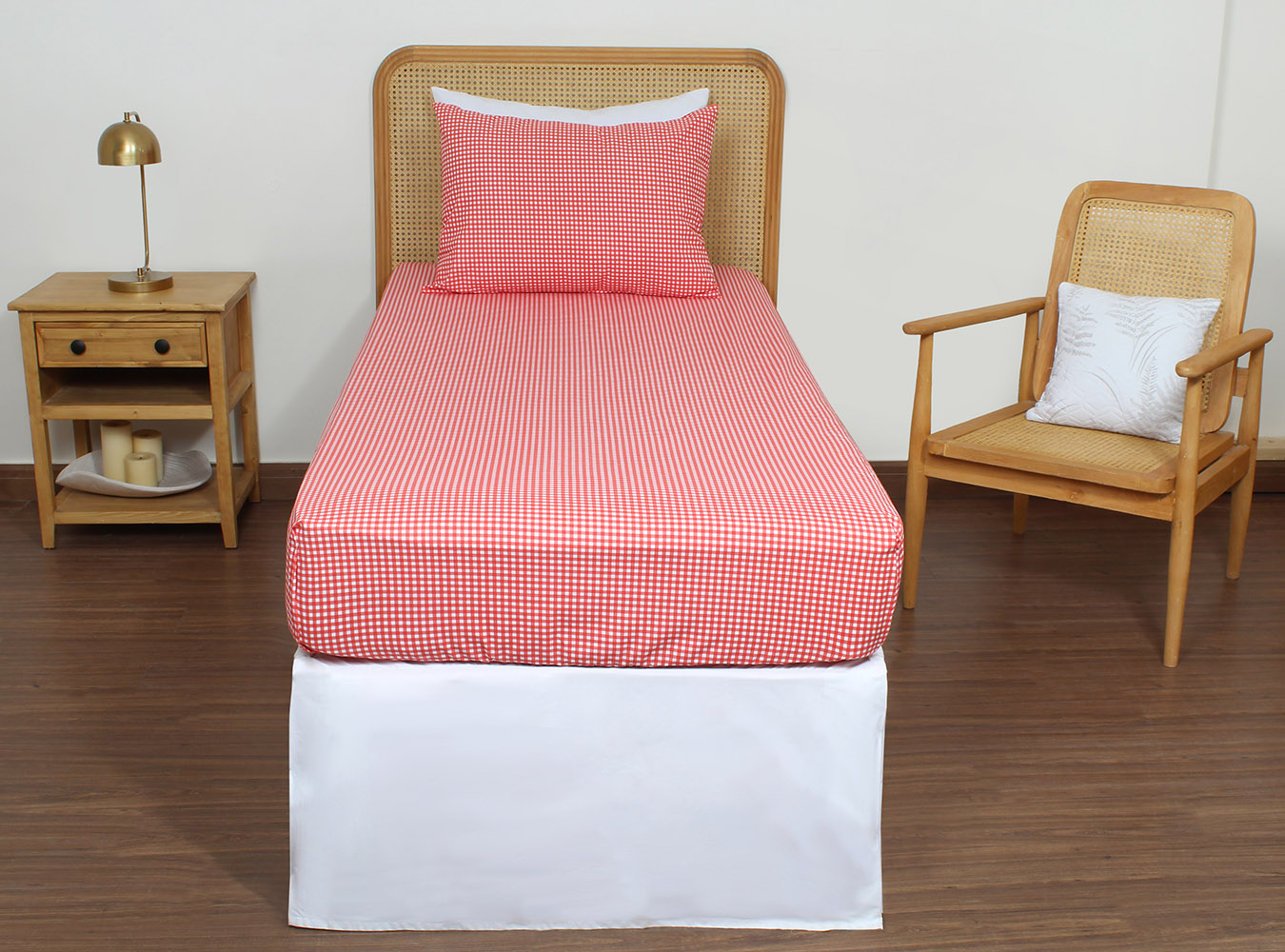 نیم ست یک نفره دو تکه طرح دایانه 2 رنگبندی 08 (1) ملحفه نیم ست یک نفره دو تکه 120 بروجرد طرح دایانه2 رنگ 08 - Image 1