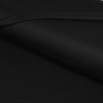 پارچه لباسی پلی استر ویسکوز تترون عرض 150 بروجرد ساده رنگ مشکی