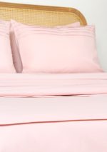 ست لحاف وکاور بزرگسال استار دو نفره هفت تکه بروجرد طرح سیمرغ رنگ صورتی - Image 14