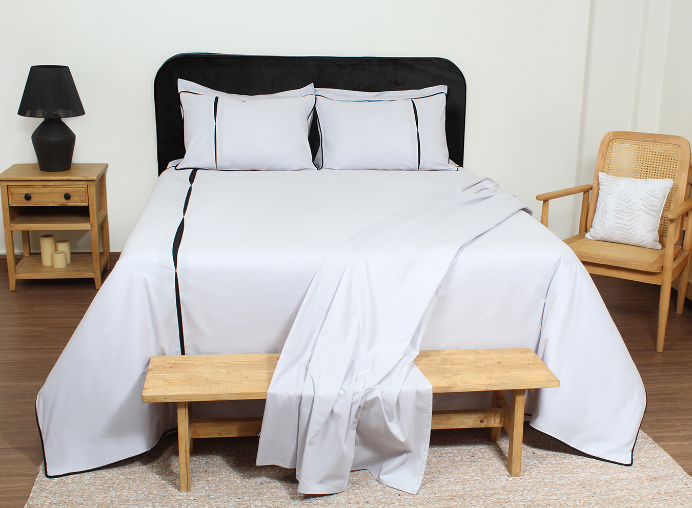 ست کاورلحاف استارطرح لویی دونفره 180 هفت تکه رنگ طوسی روشن کد0070 (1) ست لحاف وکاور بزرگسال استار دو نفره هفت تکه بروجرد طرح لویی رنگ طوسی روشن - Image 1