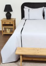 ست لحاف وکاور بزرگسال استار دو نفره هفت تکه بروجرد طرح لویی رنگ طوسی روشن - Image 4