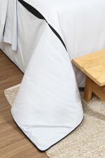 ست لحاف وکاور بزرگسال استار دو نفره هفت تکه بروجرد طرح لویی رنگ طوسی روشن - Image 13