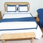 ست لحاف وکاور بزرگسال استار دو نفره هفت تکه بروجرد طرح هیرو رنگ سفید