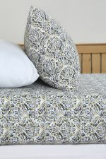 ملحفه نیم ست یک نفره دو تکه 90 بروجرد طرح نیکام رنگ 03 - Image 4