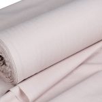 پارچه لباسی پنبه پلی استر ویسکوز عرض 140 بروجرد ساده رنگ کرم کد 0060