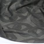 پارچه رومیزی و پرده ای پلی استر ویسکوز بروجرد عرض 150 طرح ژاکارد رنگ مشکي کد 0016