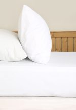 ملحفه نیم ست یک نفره دو تکه 120 بروجرد رنگ سفید - Image 4