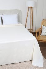 ملحفه رو انداز دو نفره بروجرد رنگ شیری - Image 2