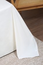 ملحفه رو انداز دو نفره بروجرد رنگ شیری - Image 4