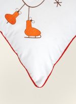 ست لحاف وکاور بزرگسال گلدوزی دو نفره نه تکه بروجرد طرح رودولف رنگ سفید - Image 10