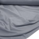 پارچه لباسی پلی استر ویسکوز تترون عرض 150 بروجرد ساده رنگ طوسی متوسط كد 0050