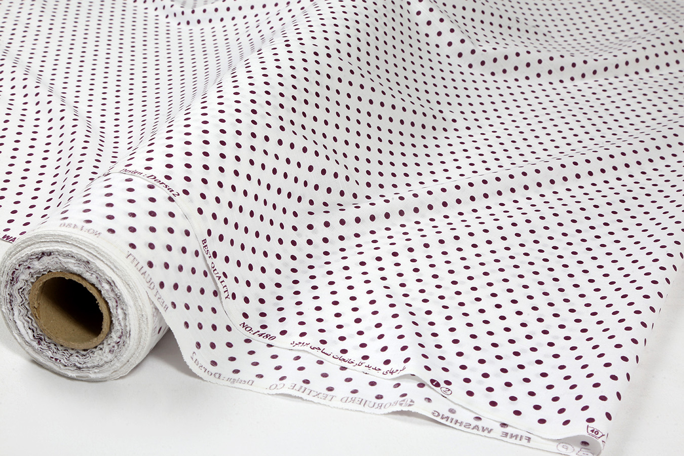 کالیته 391102 طرح درسا رنگبندی 72 (1) (1) پارچه لباسی پنبه پلی استر ویسکوز عرض 150 بروجرد طرح درسا رنگ 72 - Image 1