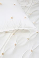 ست روتختی گلدوزی دو نفره شش تکه بروجرد طرح دوخت نلا رنگ خودرنگ - Image 14