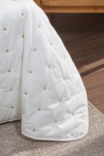 ست روتختی گلدوزی دو نفره شش تکه بروجرد طرح دوخت نلا رنگ خودرنگ - Image 17