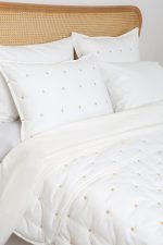 ست روتختی گلدوزی دو نفره شش تکه بروجرد طرح دوخت نلا رنگ خودرنگ - Image 9