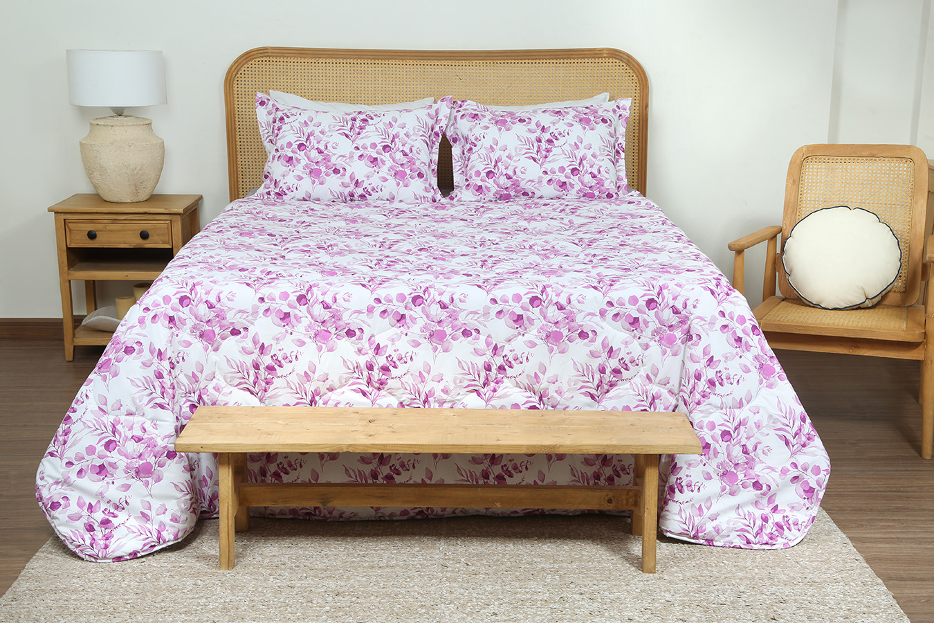 ست لحاف دو نفره 180 چهار تکه طرح نارسیس رنگبندی 02 (6) ست لحاف بزرگسال دو نفره چهار تکه 180 بروجرد طرح نارسیس رنگ 02 - Image 1