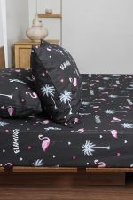 ملحفه نیم ست دو نفره سه تکه عرض 180 بروجرد طرح مینگو رنگ 01 - Image 6