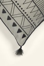 کوسن گلدوزی طرح کمند 40*40 بروجرد رنگ زیتونی - Image 7