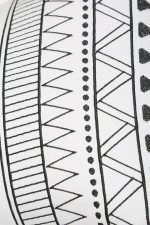 کوسن گلدوزی طرح کمند 40*40 بروجرد رنگ طوسی - Image 5