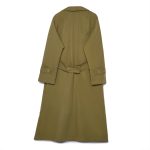 بارانی بلند دکمه مخفی 112022 رنگ سدری - Image 4