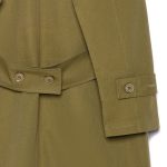 بارانی بلند دکمه مخفی 112022 رنگ سدری - Image 5