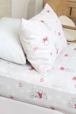 ملحفه نیم ست یک نفره دو تکه 90 بروجرد طرح بامشی 1 رنگ 04 - Image 3