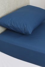 ملحفه نیم ست یک نفره دو تکه 90 بروجرد رنگ آبی نفتی - Image 4