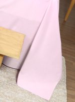 ملحفه رو انداز دو نفره بروجرد طرح ساده رنگ صورتی روشن - Image 4