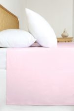 ملحفه رو انداز دو نفره بروجرد طرح ساده رنگ صورتی روشن - Image 6