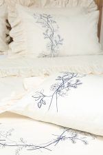 ست لحاف وکاور بزرگسال گلدوزی دو نفره هفت تکه بروجرد طرح لئونا رنگ خودرنگ - Image 8