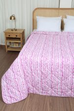 لحاف تک بزرگسال پنبه دوز دو نفره 180 بروجرد طرح پولاد رنگ 01 - Image 4