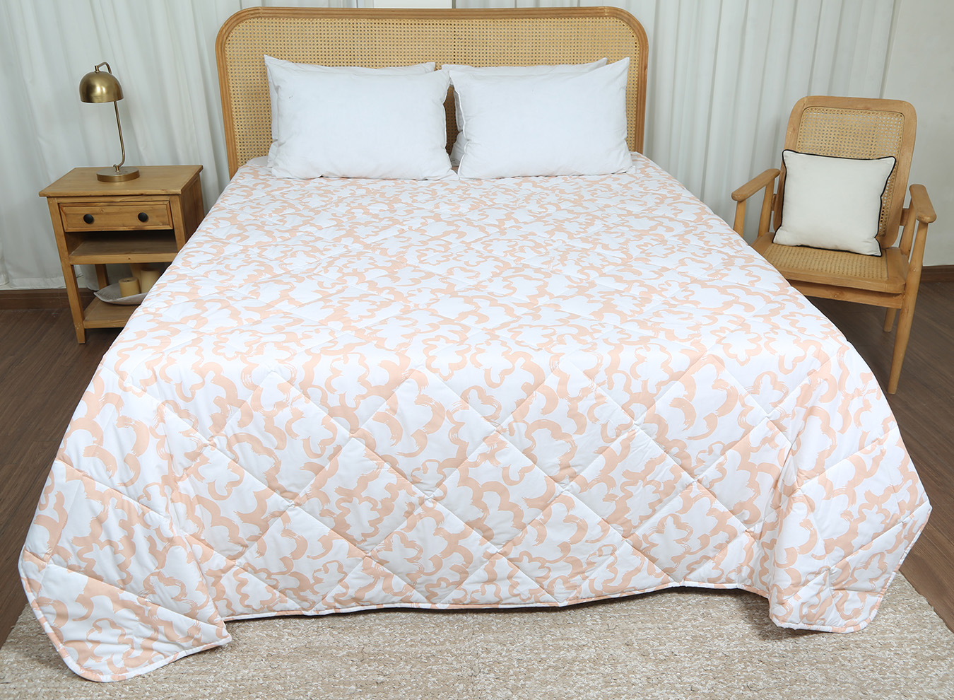 لحاف تک پنبه دوز دونفره 180 یک تکه طرح آنشان رنگبندی 02 (1) لحاف تک بزرگسال دو نفره 180 بروجرد طرح آنشان رنگ 02 - Image 1