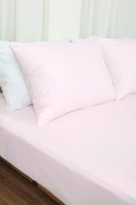 ملحفه نیم ست دو نفره سه تکه عرض 180 بروجرد رنگ صورتی 0190 - Image 5