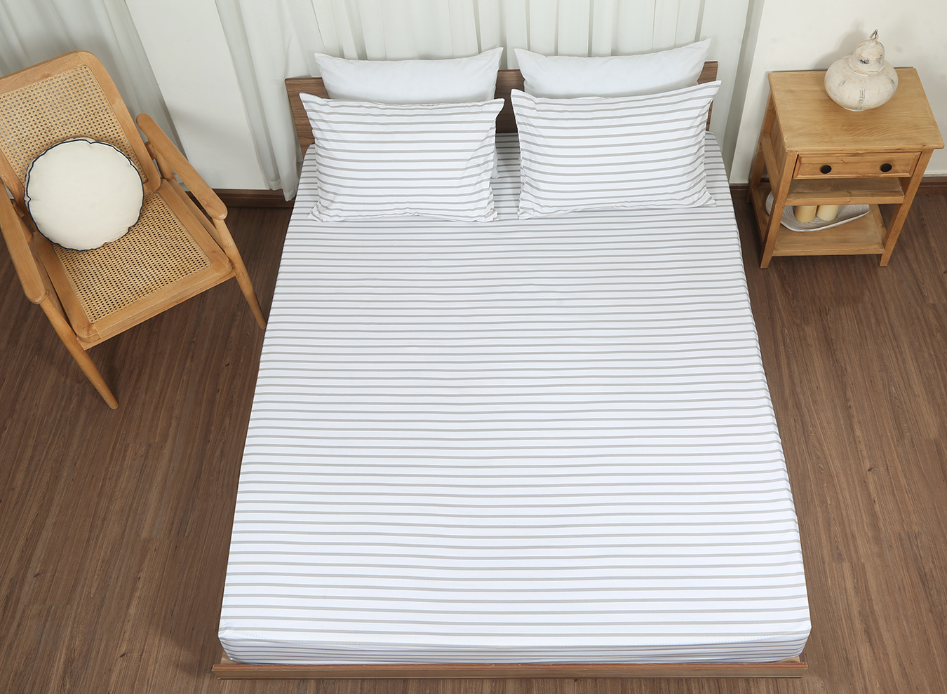 نیم ست دونفره سه تکه طرح موناکو2 رنگبندی24 (6) ملحفه نیم ست دو نفره سه تکه عرض 180 بروجرد طرح موناکو2 رنگ 24 - Image 1