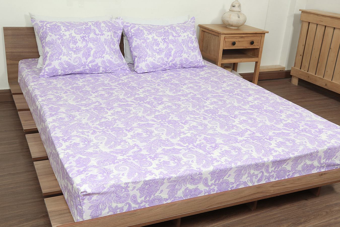 نیم ست دونفره سه تکه طرح نیروانا رنگبندی05 (3) ملحفه نیم ست دو نفره سه تکه عرض 160 بروجرد طرح نیروانا رنگ 05 - Image 1