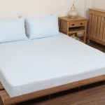 ملحفه نیم ست دو نفره سه تکه عرض 180 بروجرد رنگ آبی