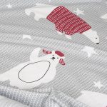 پارچه ملحفه ای مولتی فایبر عرض 174 بروجرد طرح آویر 1 رنگ 04