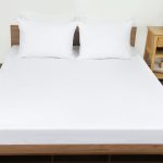 ملحفه نیم ست دو نفره سه تکه عرض 180 بروجرد رنگ سفید 311602