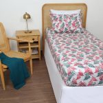 ملحفه نیم ست یک نفره دو تکه 90 بروجرد طرح الدار رنگ 05