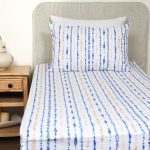 ملحفه نیم ست یک نفره دو تکه 120 بروجرد طرح تیانار1 رنگ 01