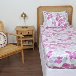 ملحفه نیم ست یک نفره دو تکه 120 بروجرد طرح لوندر رنگ 08