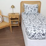 ملحفه نیم ست یک نفره دو تکه 90 بروجرد طرح لیلیو رنگ 01