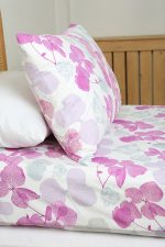 ملحفه نیم ست یک نفره دو تکه 90 بروجرد طرح لوندر رنگ 08 - Image 5